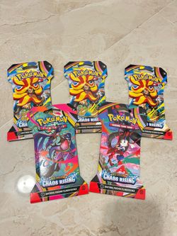 Pokémon TGC Chaos Rising packs