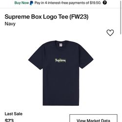 Selling Brand new Supreme Box Logo Tee 