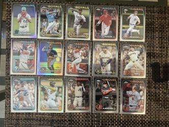 28 Topps Chrome Baseball Cards 