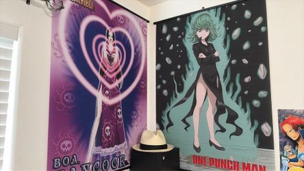 Anime posters (Boa Hancock One Piece and Tatsumaki One Punch Man)