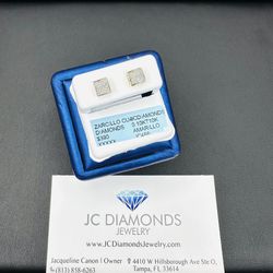 Earrings Square 10k Diamonds 💎 