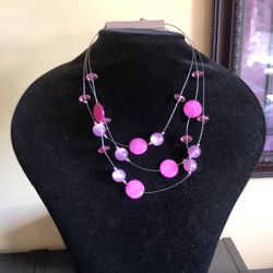 Pink Necklace Set