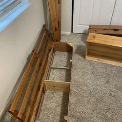 Bunk Bed With Side Steps And Drawers