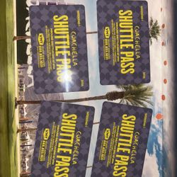 Coachella Weekend 1 Shuttle Passes 