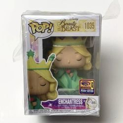 FUNKO POP ENCHANTRESS #1035 WONDERCON EXCLUSIVE DISNEY BEAUTY AND THE BEAST W/Pr