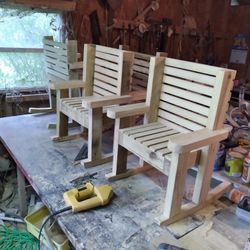 Handcrafted Childs Rocking Chair 