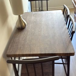 Kitchen table, Chairs, Lamp