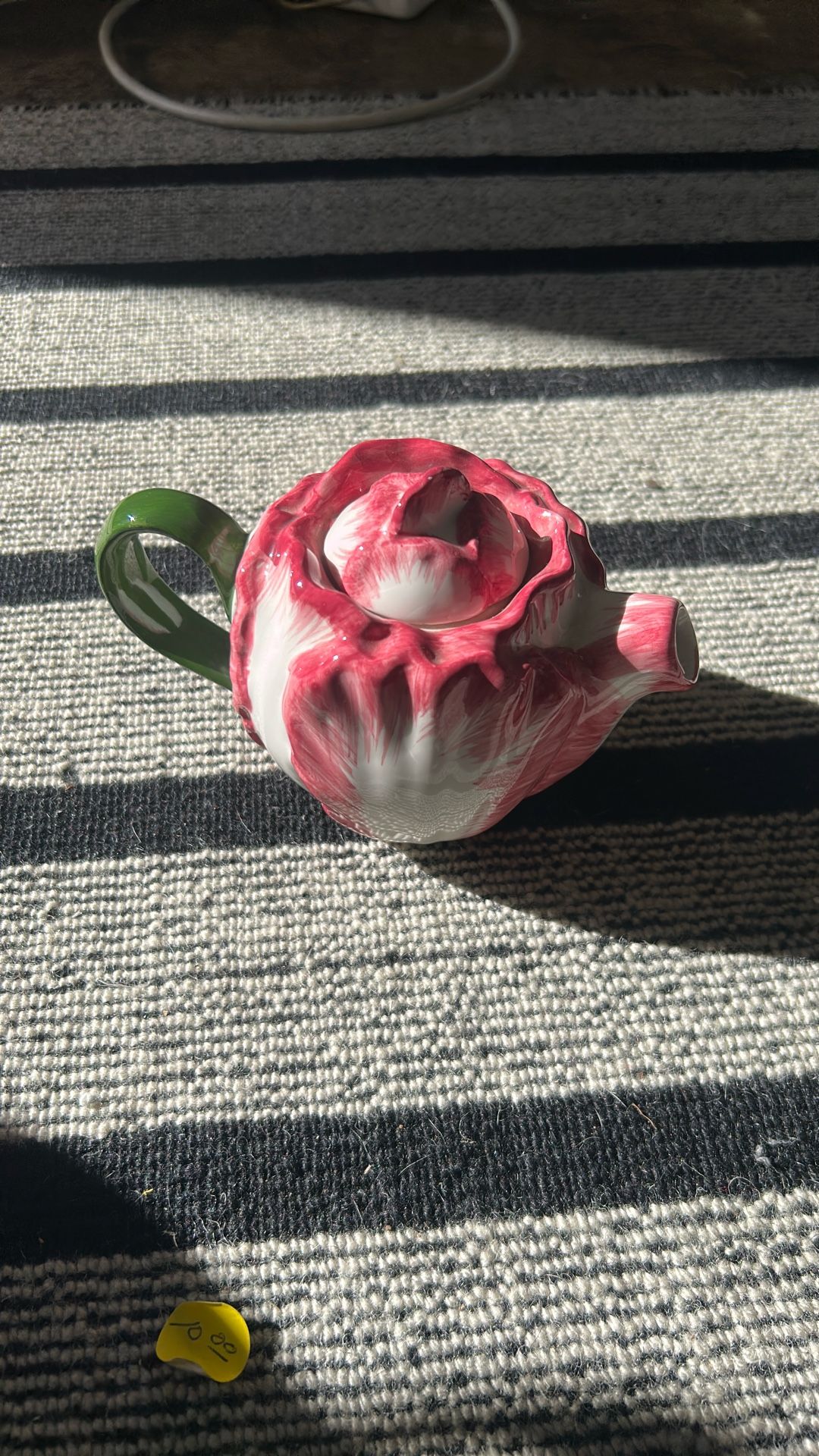 Vintage Cabbage Vegetable Teapot 