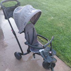 Toddler Pushing Bike