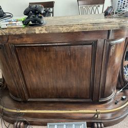 Bar Console And 2 Tall High Stools Barra 2 Sillas 