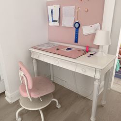 Girl's Desk And Chair