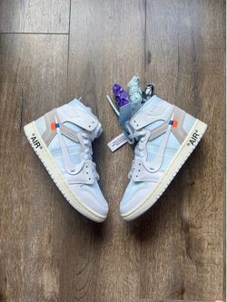 Jordan 1 High Virgil Abloh Archive Alaska Mens Size 8