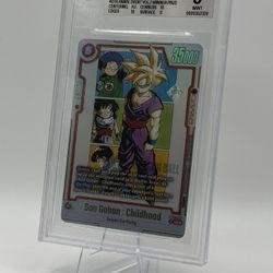 2025 Fusion World Son Gohan Childhood Alt Art SB02-007 BGS 9 Mint