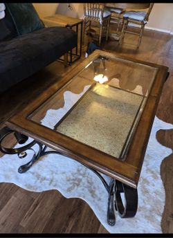 Glass Top Coffee Table
