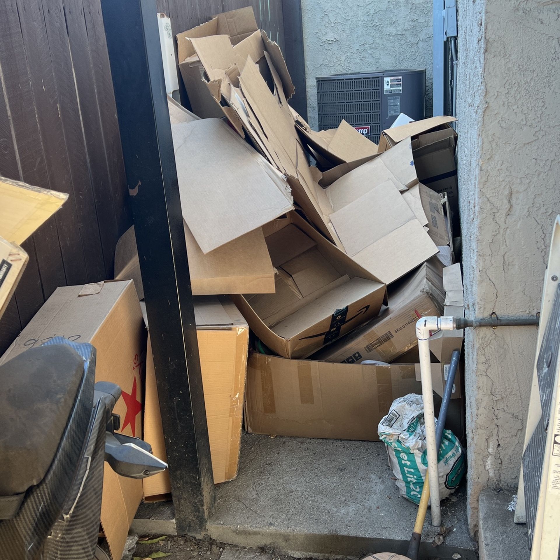 Cardboard removal