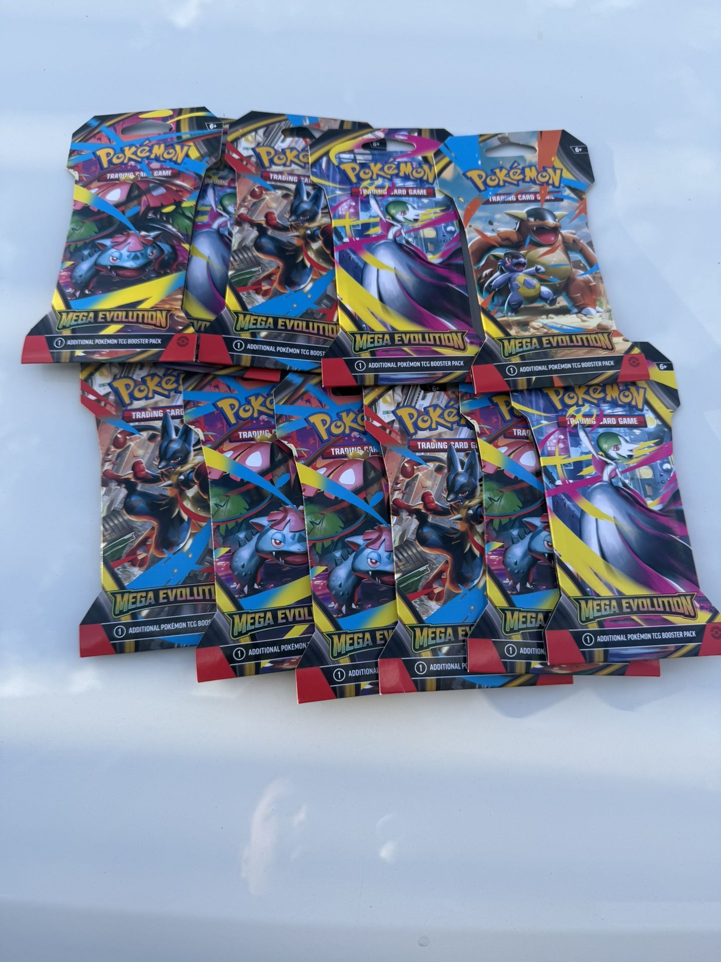 Mega Evolutions Sleeved Packs 