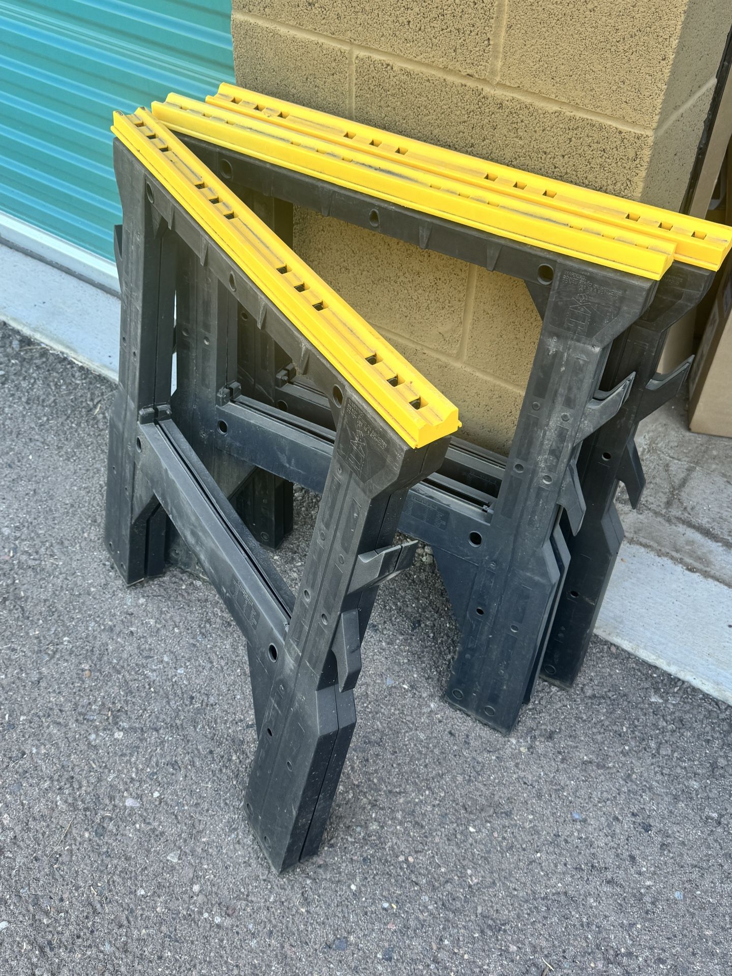 4 Sawhorses Great Condition 
