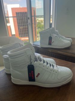Brand New Levi’s 521 BB Hi White High Top Sneakers Men’s Size 11