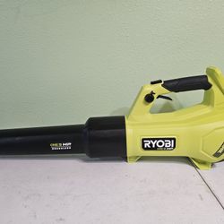 RYOBI ONE+ HP 18V Brushless Whisper Series 130 MPH 450 CFM Cordless Battery Leaf Blower (Tool Only)