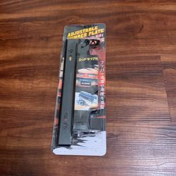 Carbon Fiber Finish Adjustable Number Plate Holder