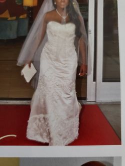 Bridal gown (silk)