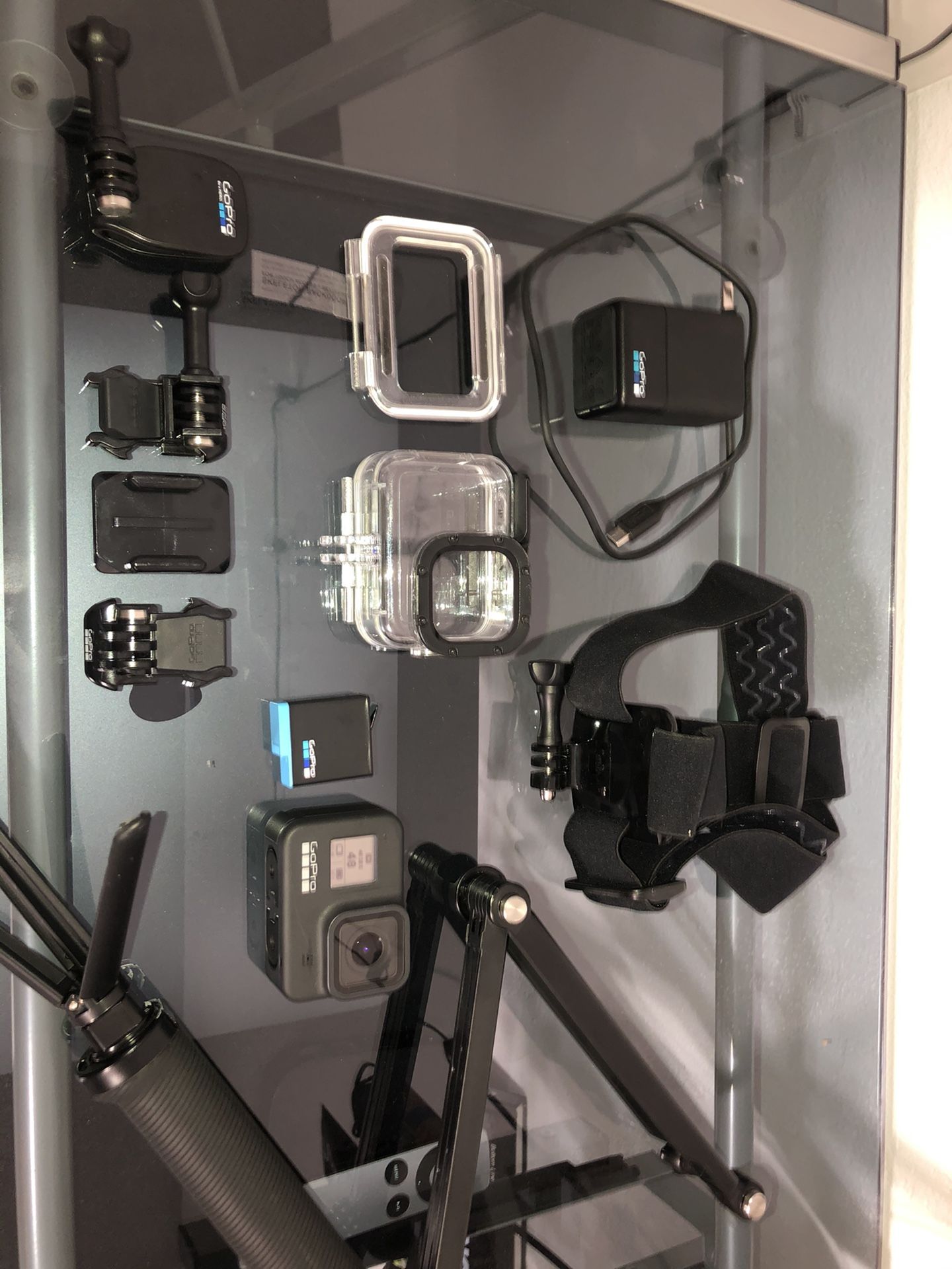 GoPro Hero8 w/ accessories & mounts