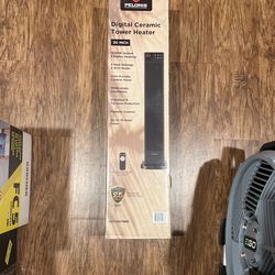 Pelonis 30 in. 1500-Watt Digital Tower Ceramic Heater