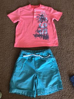 Gap 3t shorts osh kosh top