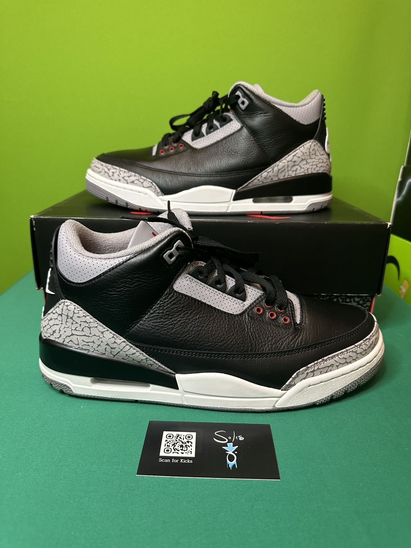 Air Jordan 3 Retro “Black Cement” VNDS Size 10 OG ALL DN3707-010