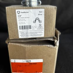 3/4-inch two-hole conduit straps