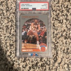 1990 Hoops Mark Jackson (showing Menéndez brothers) PSA 10 GEM MINT