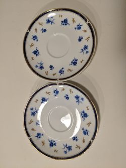 Giovanni Valentino Antique China Porcelain Coffee Saucer