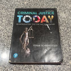 Criminal Justice Today 15th Ed