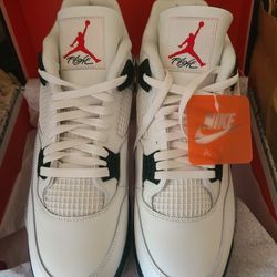 Air Jordan Retro 4 White Cement Size 15