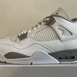 Jordan 4 Retro “White Oreo” Mens Size 13