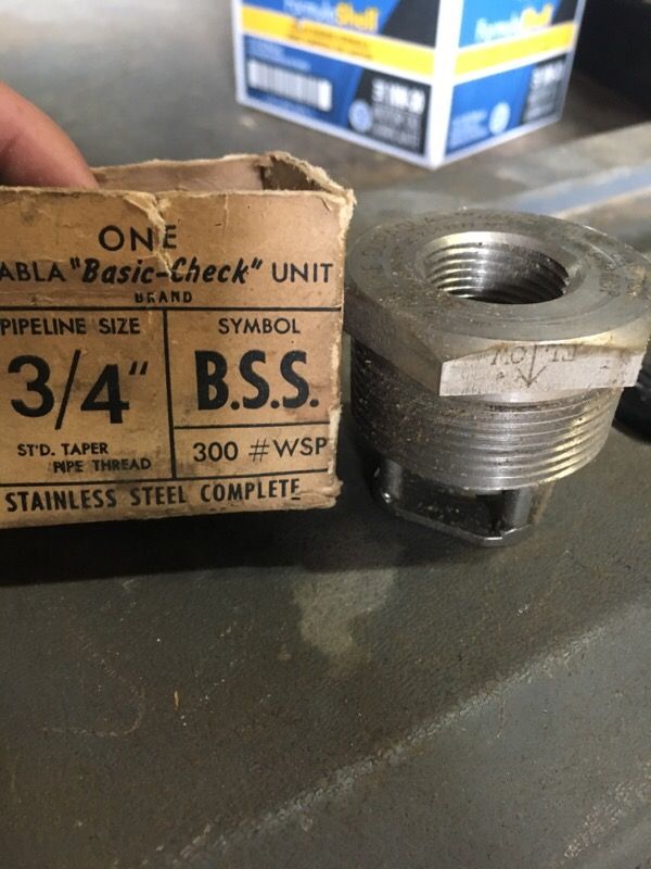 3/4" durable stainless steel basic safety valve