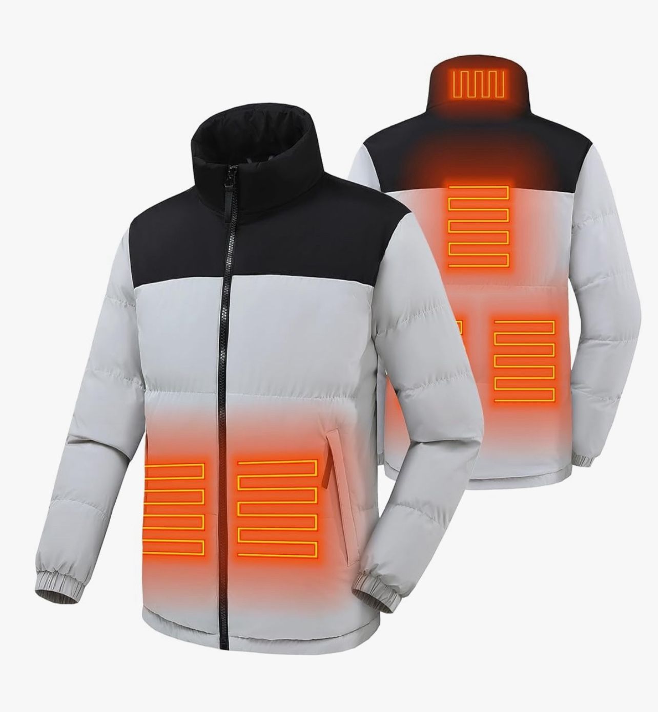 *NEW* Heated Jacket with Battery – Large (Grey)