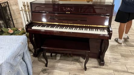 Young Chang Upright Piano with Matching Bench
