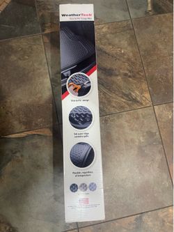 WeatherTech Universal Rear Cargo Rubber Liner Mat  (Trim To Fit) Black