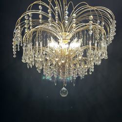 Giant Rain Drop Crystal Chandelier 