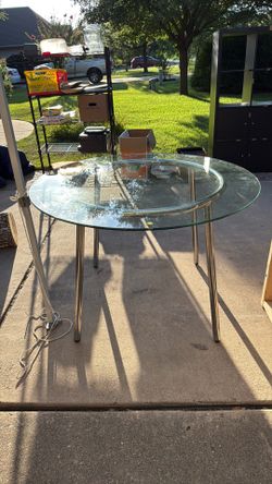 IKEA Glass top Table