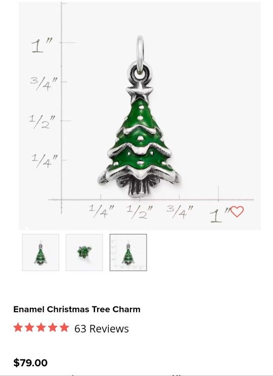 James Avery Christmas Tree Charm