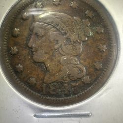 1847 - Braided Liberty Large Penny