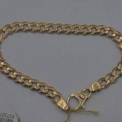 14KT YELLOW GOLD BRACELET 9 INCHES LONG 21.4 GRAMS 837207-1