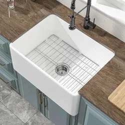 Fireclay Farmhouse Kitchen Sink - HOMLYLINK 24" - New / Open Box