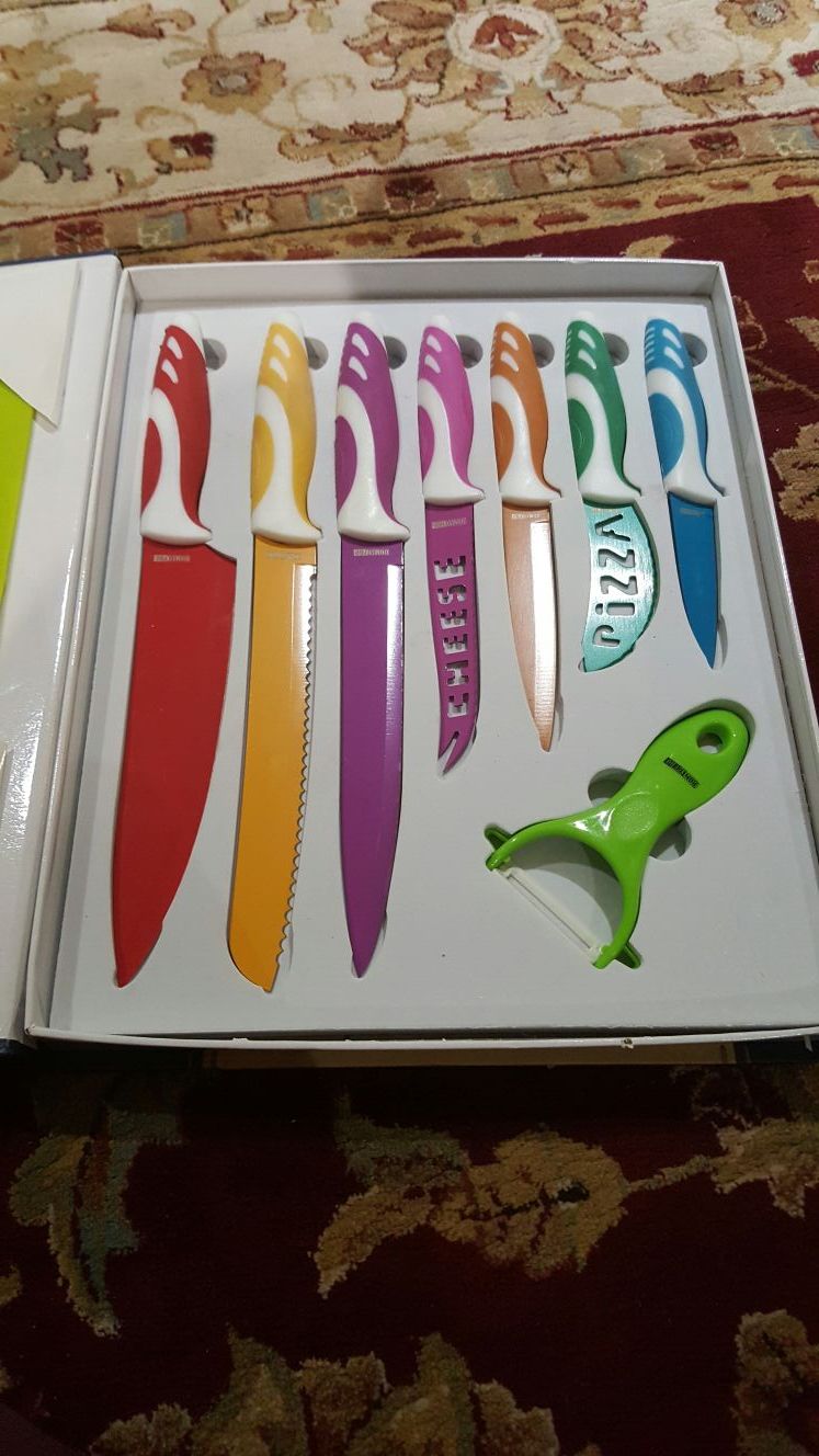 9 pieces knife sets