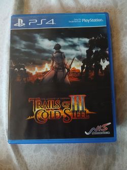 PS4 Game The Legends of Heros Trails of Cold Steel III