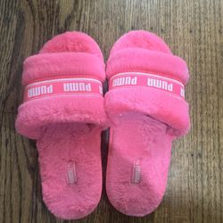 Puma fluff bx jr pink size 4c