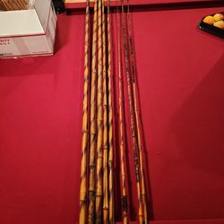 Vintage Bamboo Fishing Poles