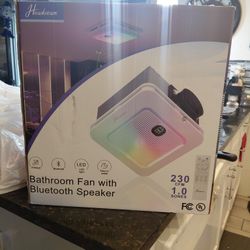 BATHROOM FAN WITH BLUETOOTH SPEAKER